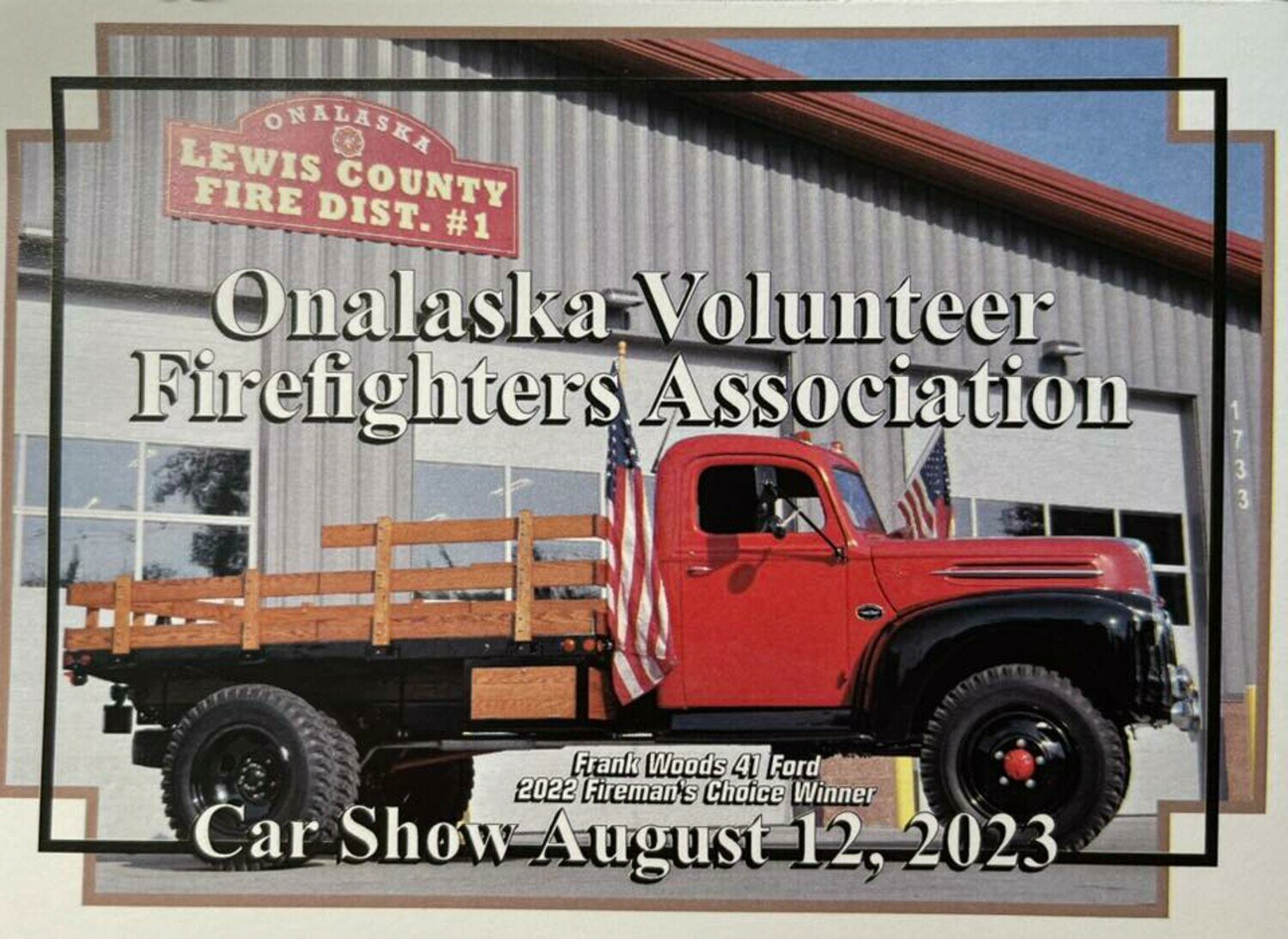 Second annual Onalaska Volunteer Firefighters Association car show set